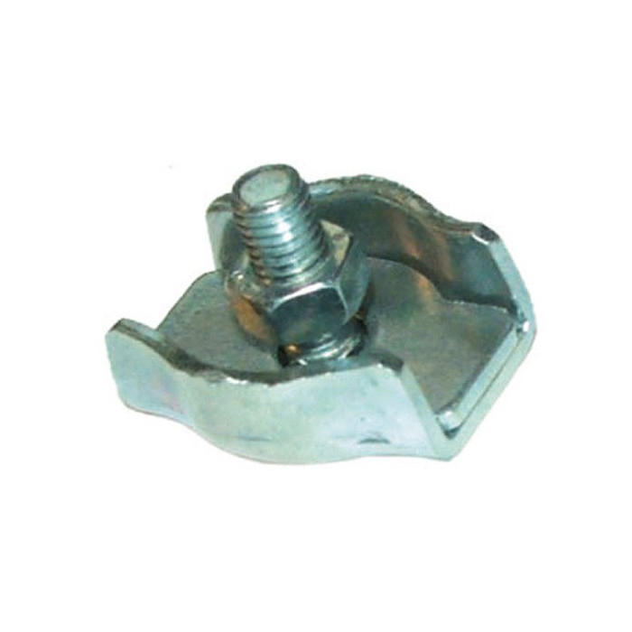 Serre-câble plat - 1 boulon zingué
