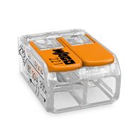 Borne WAGO compacte pour fils rigides et souples de 0,14 à 4 mm²