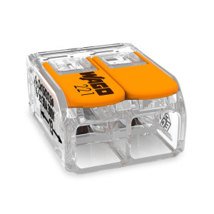 Borne WAGO compacte pour fils rigides et souples de 0,5 à 6 mm²