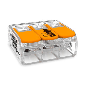 Borne WAGO compacte pour fils rigides et souples de 0,5 à 6 mm²