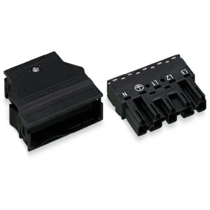 Connecteur WAGO avec boîtier de décharge de traction