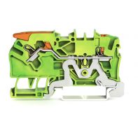 Borne WAGO de passage avec levier 2 conducteurs 2,5 mm²