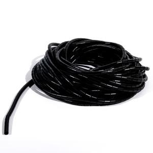 Gaine spiralée blanche anti-flamme