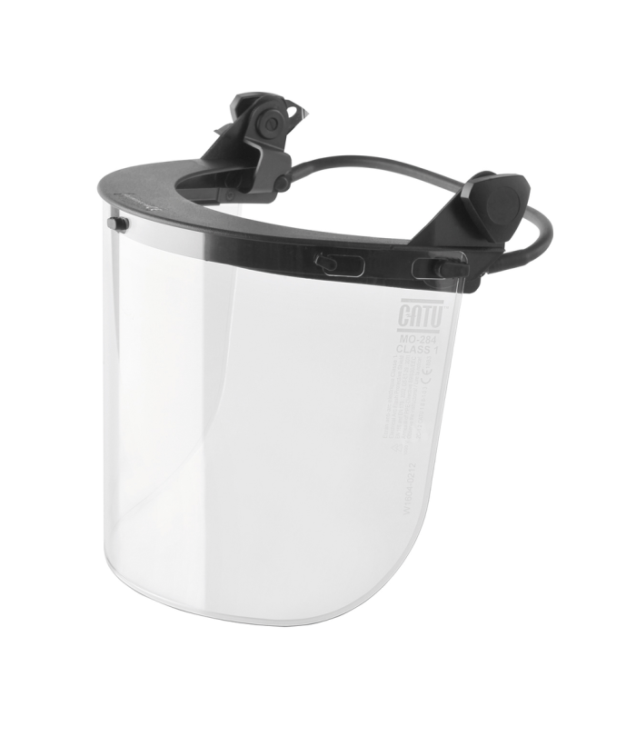 Ecran facial de protection pour électricien