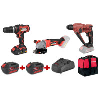 Pack d'outils éléctroportatifs sans fil STAYER