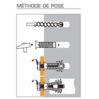 Cheville Prima avec vis