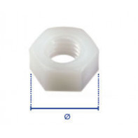 Ecrou hexagonal HU nylon