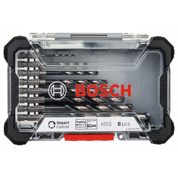 Coffret de 8 forets métaux HSS Bosch