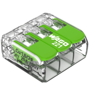 Nouvelle borne WAGO éco responsable compacte pour fils rigides et souples de 0,14 à 4 mm²