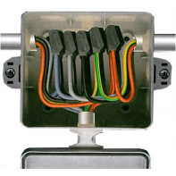 Borne de connexion compacte pour fils rigides de 1 à 2,5mm2