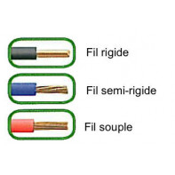 Borne WAGO pour fils rigides et souples de 0,08 à 4 mm²
