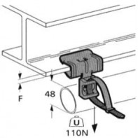 Attaches métalliques pour tube