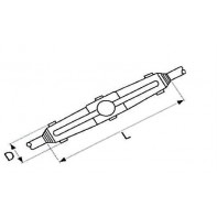 Boite de jonction droite avec résine à couler