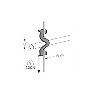 Attaches métalliques pour tube