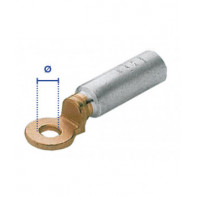 Cosse bi-métal alu/cuivre fût long à sertir