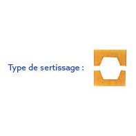 Cosse bi-métal alu/cuivre fût court à sertir