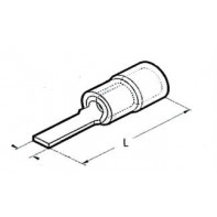 Clip préisolée à sertir embout plat