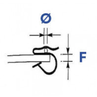 Attaches métalliques pour câble