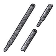 Piquet en acier inoxydables auto-allongeables