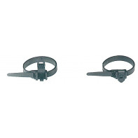 Collier cranté démontable noir
