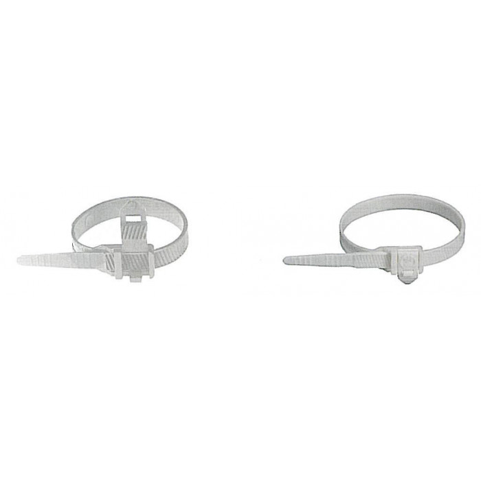 Collier cranté démontable blanc