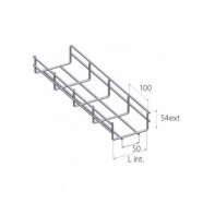 Chemin de câble fil hauteur 50 mm