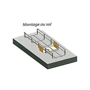 Berceau pour chemin câble fil largeur 50 et 100 mm