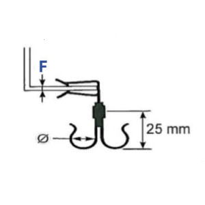 Attaches métalliques pour câble