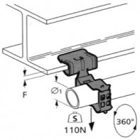 Attaches métalliques pour tube