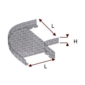 Coude à plat à 90°