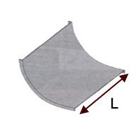 Couvercle - Coude Concave à 90°