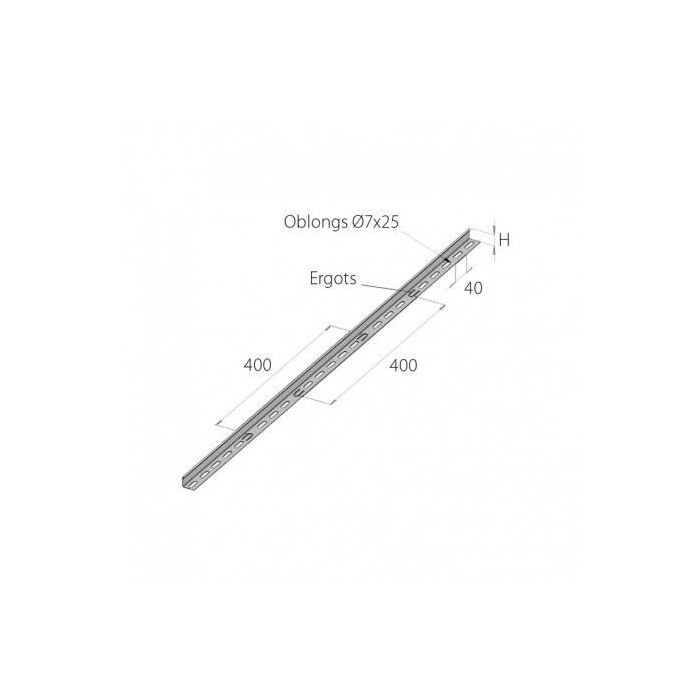 Cornière de séparation universelle