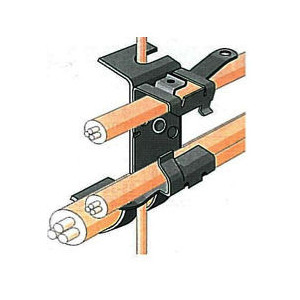 Attaches métalliques pour câble