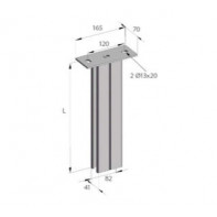 Pendard double dos-à-dos 41x82